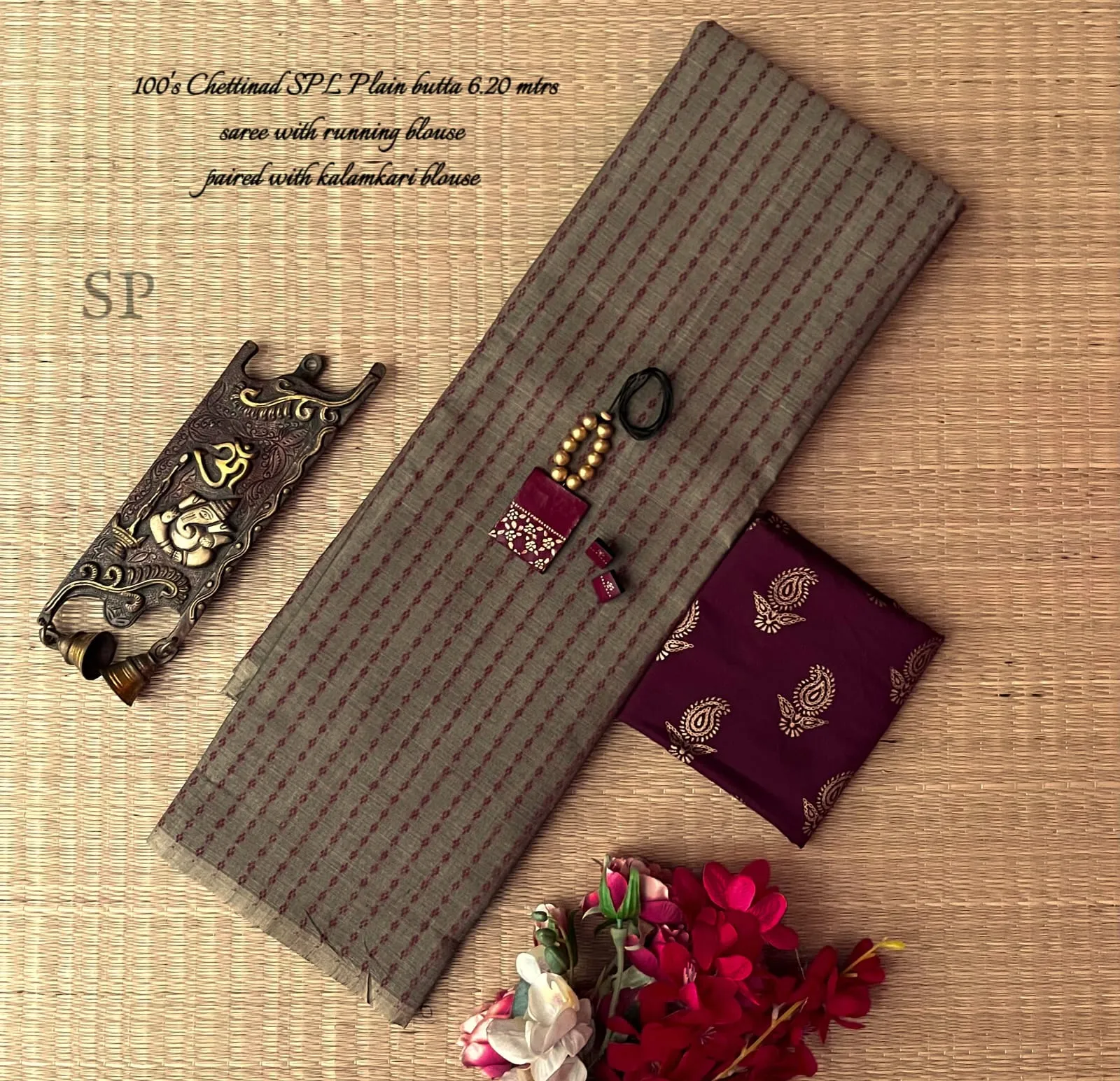 Rustic Charm Chettinad Cotton Saree